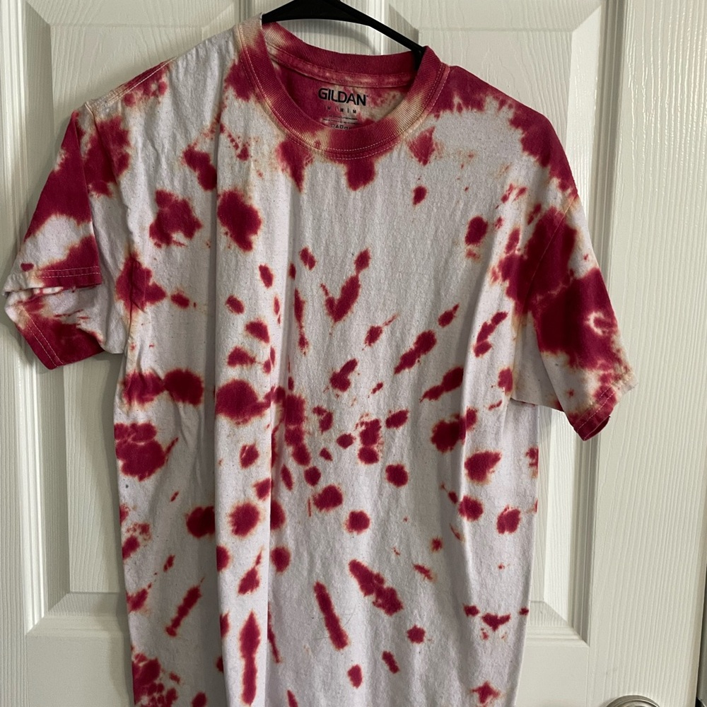 Gildan Red Tie-Dye T-Shirt